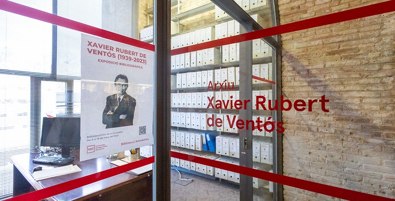 El archivo del filósofo Xavier Rubert de Ventós ya es consultable por los investigadores, en la Biblioteca/CRAI de la Ciutadella