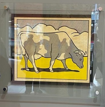 Cow Going Abstract