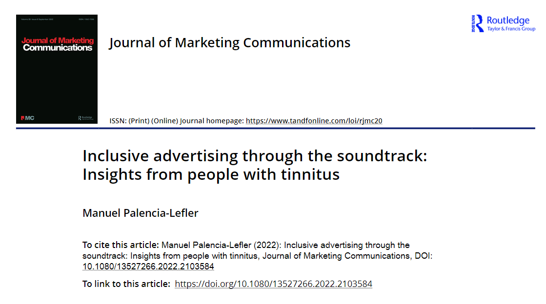 Professor Manel Palencia, GRECC's coordinator, published a new article in the Journal Of Marketing Communication