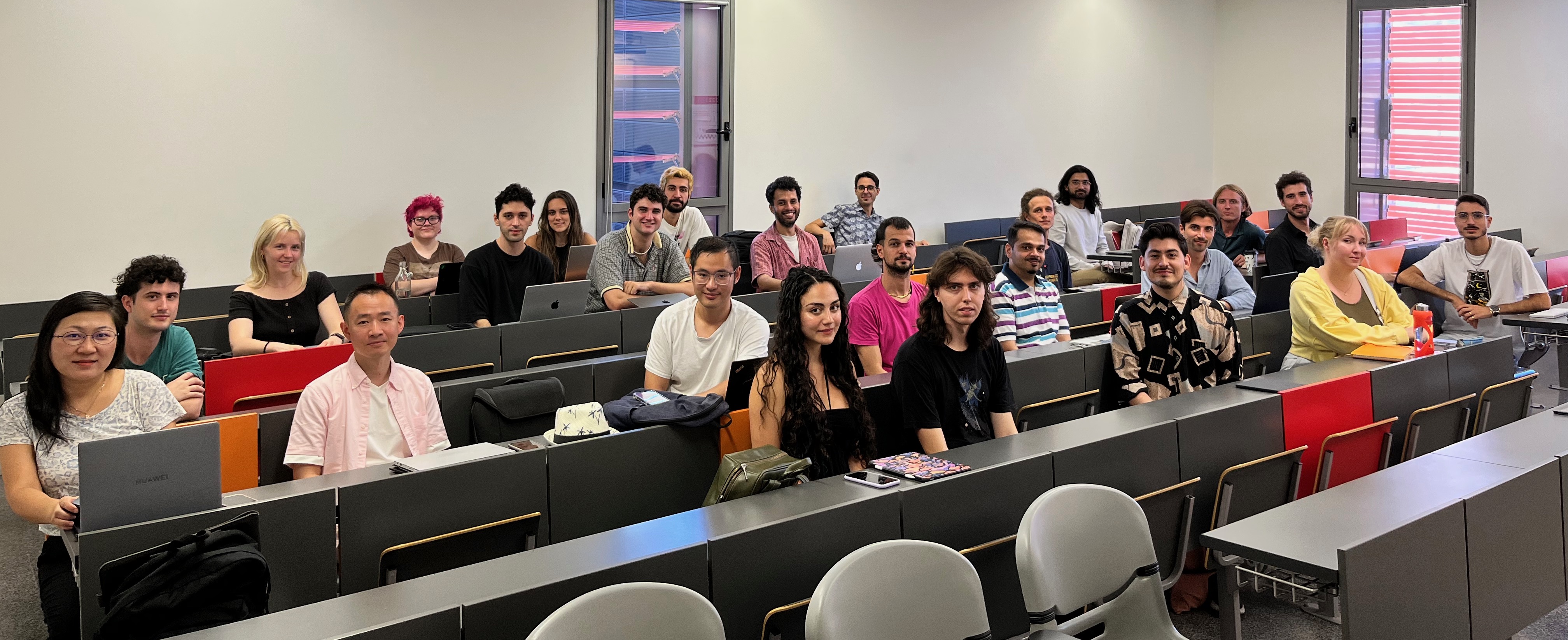 New students in the Master of Sound and Music Computing 2023-2024