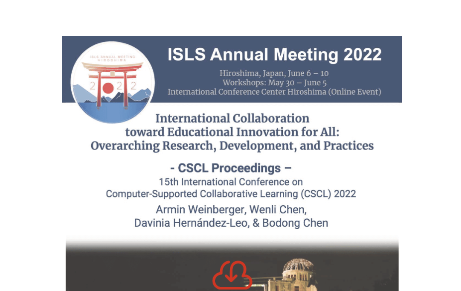 Participation at the CSCL conference, ISLS annual meeting