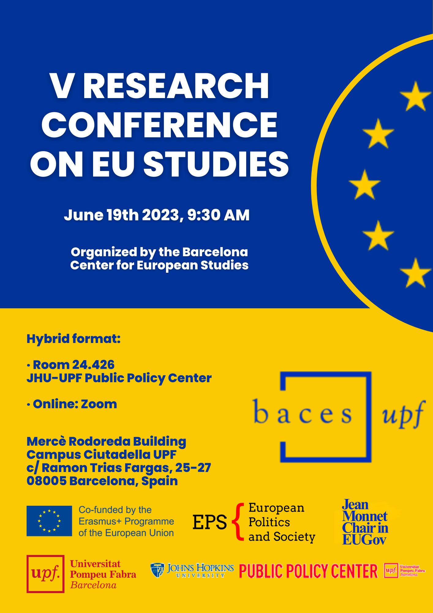 BACES/JMC V Research Conference on EU Studies
