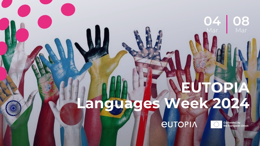 EUTOPIA hosts its Second Language Week with on-campus and online activities, from March 4th to March 8th