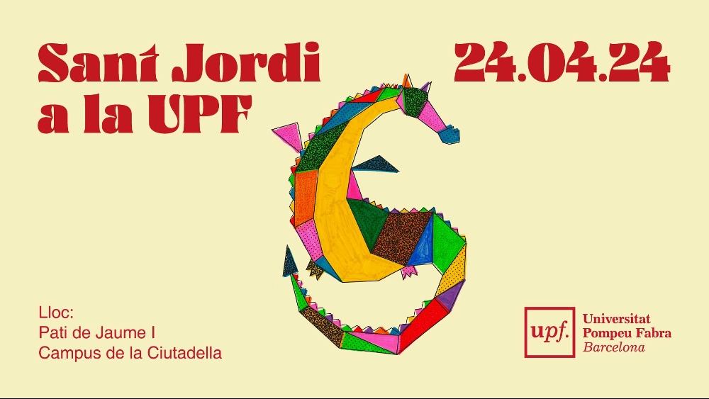 La diada de Sant Jordi a la UPF es reinventa amb noves activitats i la gravació del pòdcast Oye Polo