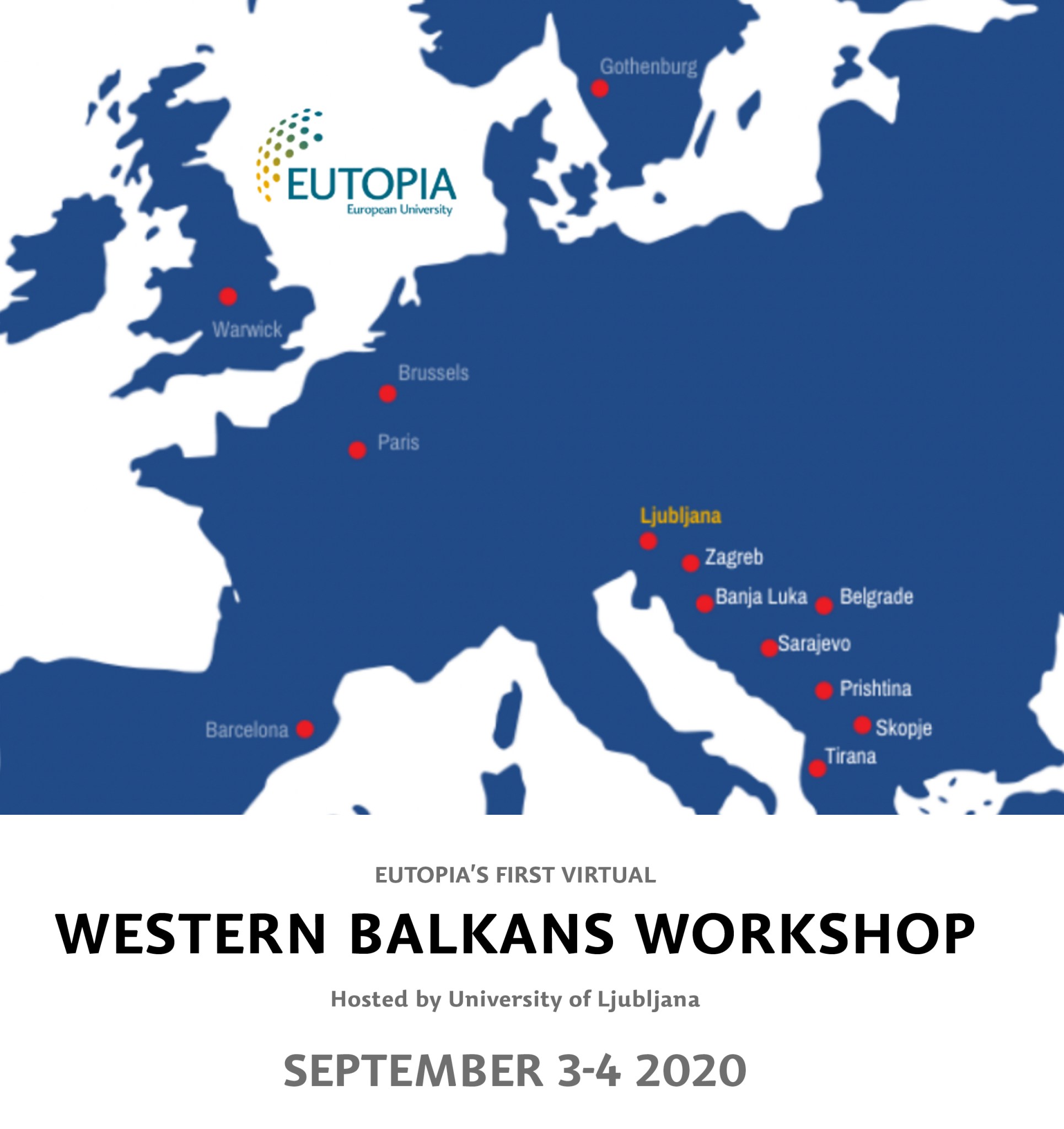 University of Ljubljana to host its first virtual Western Balkans Workshop