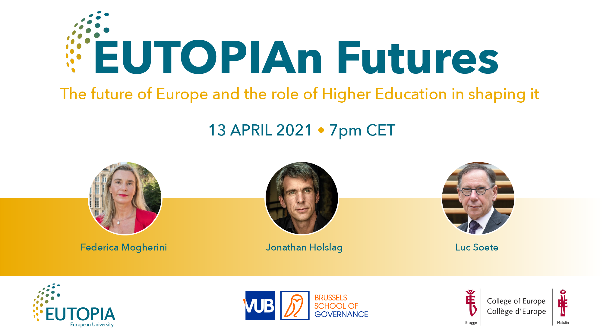 EUTOPIAn futures is almost here! 13 April 2021, 7pm - 9pm CET