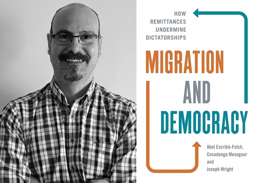 Abel Escribà-Folch obtiene el premio 2023 al mejor libro sobre migración y ciudadanía que otorga la American Political Science Association