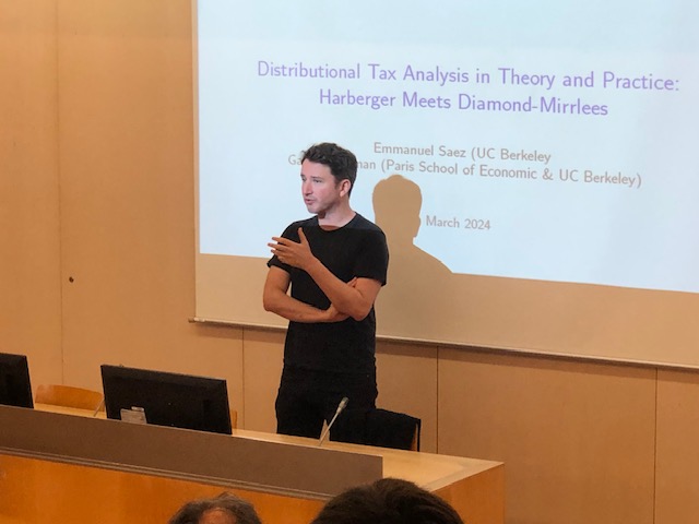 Renowned tax economist Gabriel Zucman discusses latest research at Departmental Seminar series