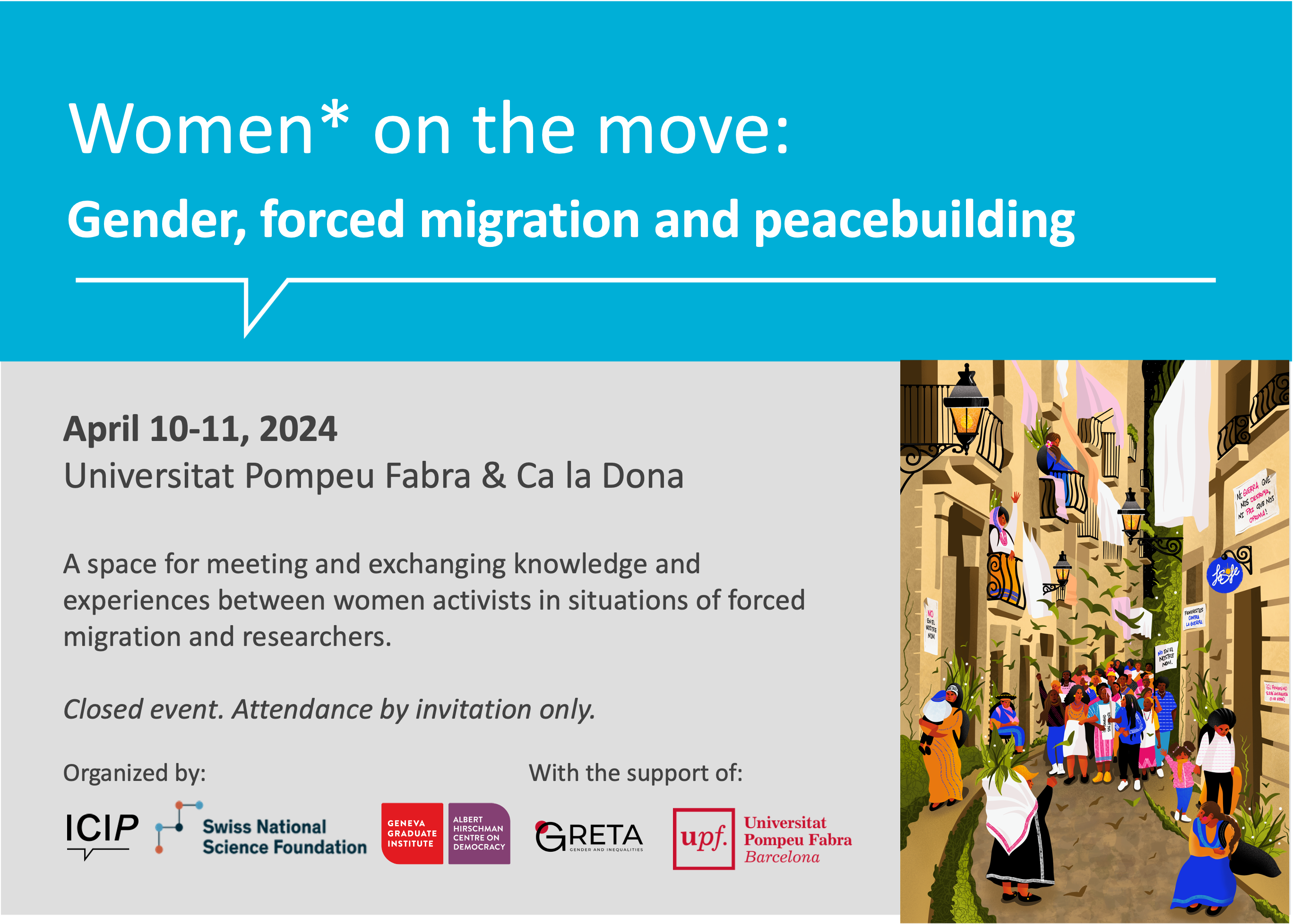 Workshop: Women* on the Move: Gender, forced migration, and peacebuilding