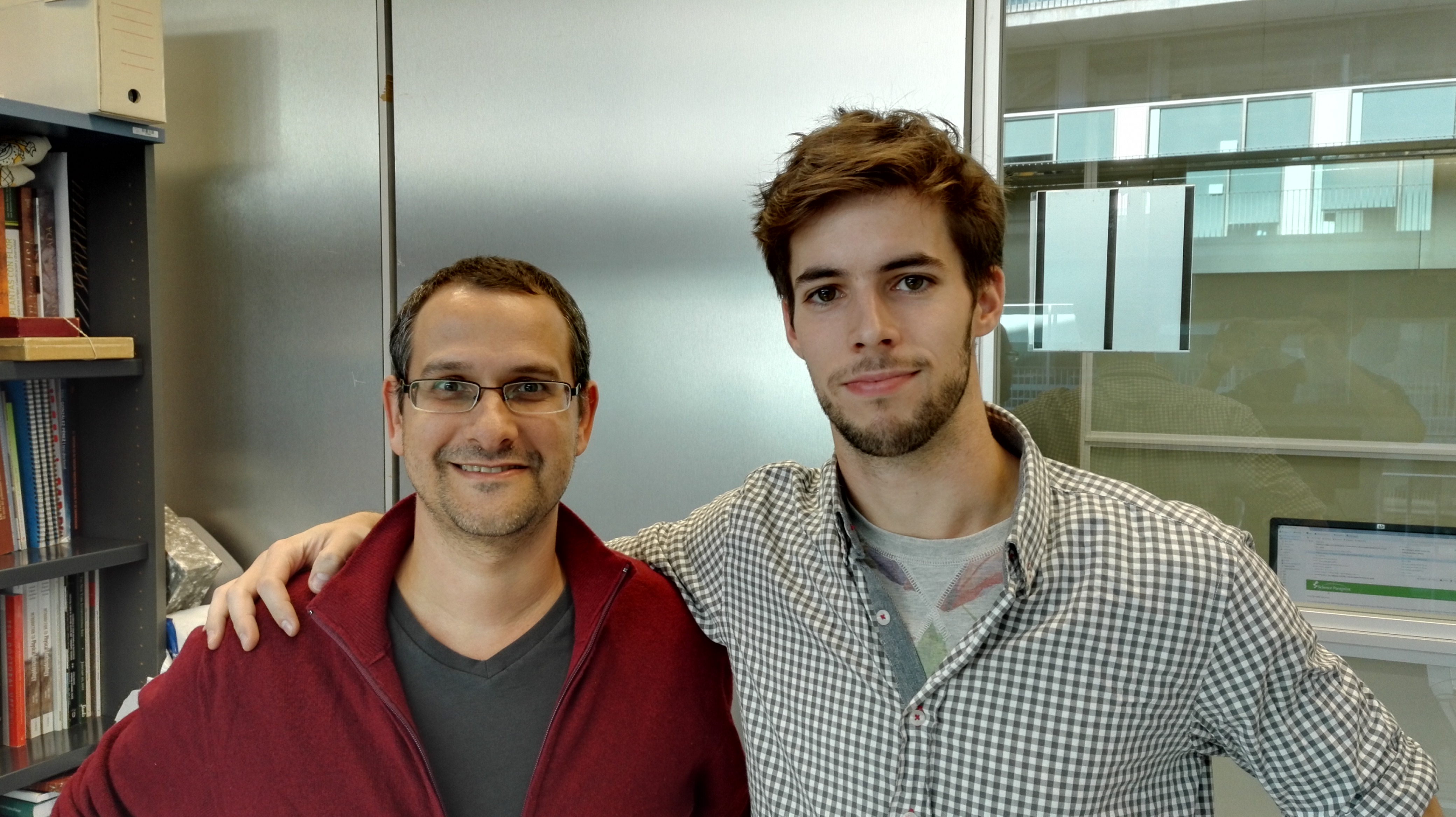 Tomàs Marquès i Tiago Carvalho, co-autor de l'article