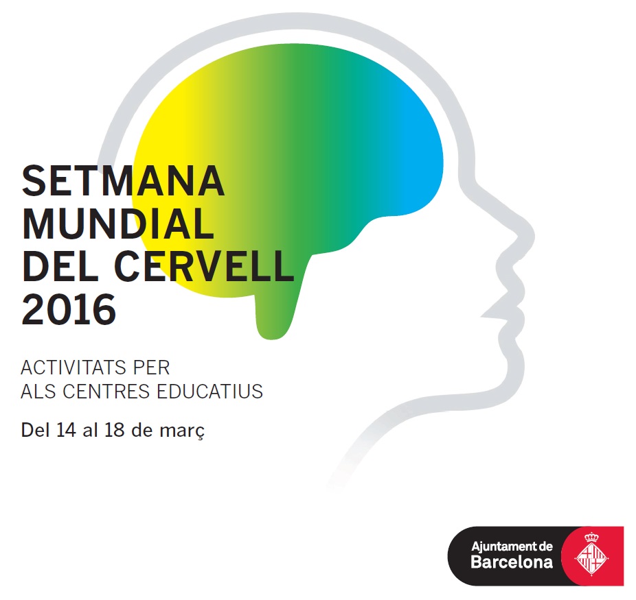Cartell Setmana Mundial del Cervell Ajuntament de Barcelona