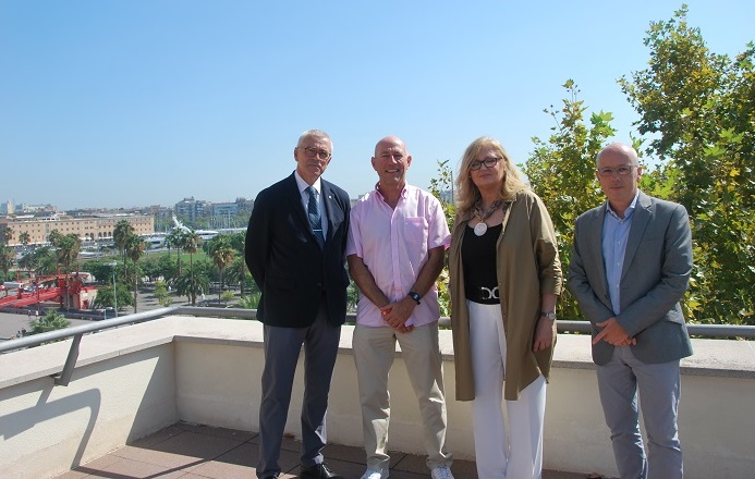 From left to right: Jaume Casals, Robert Wintemute, Anna Maria Caballé and Josep Capdeferro