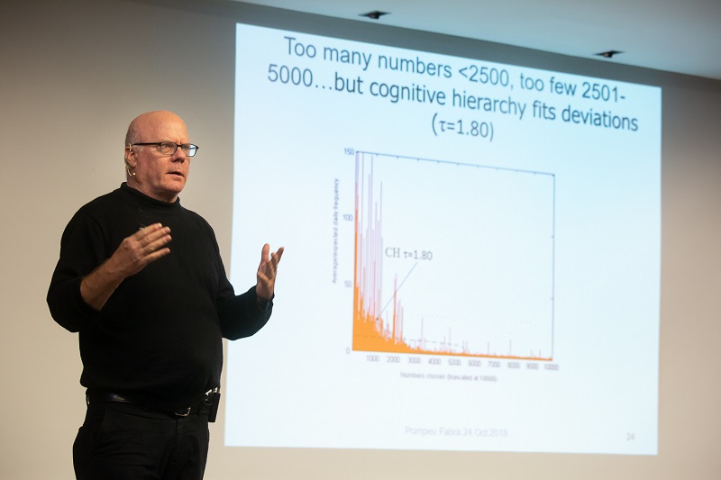 Colin F. Camerer during his lecture