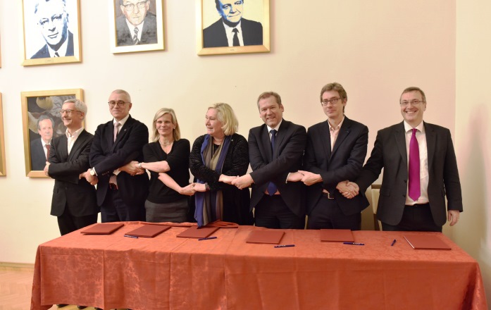 Foto de grups dels membres de l'aliança EUTOPIA