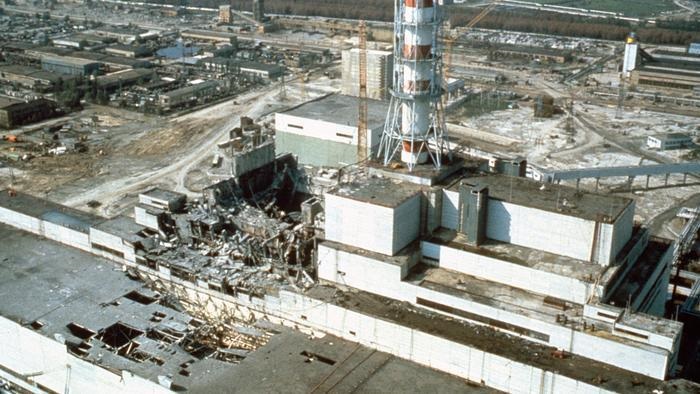 Image of the Chernobyl nuclear disaster