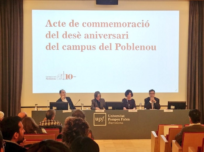 Imatge inicial - De izquierda a derecha: Josep Fernandez Cavia, Cristina Gelpí, Anna Espunya i Sergi Jordà
