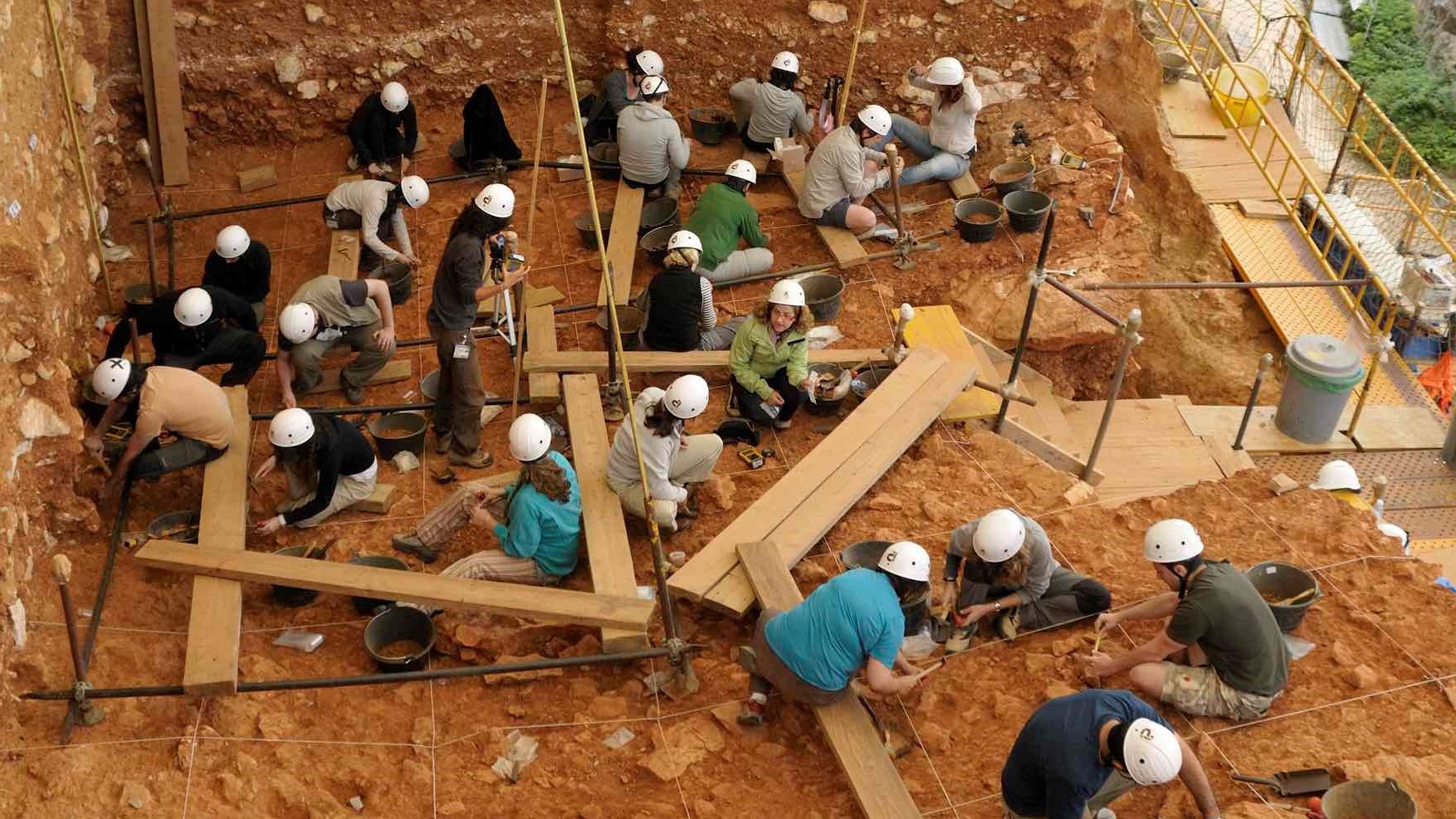 La Gran Dolina conserva un registro muy amplio de las poblaciones de homininos del Pleistoceno. Crédito: Prof. José María Bermúdez de Castro. Imatge inicial - La Gran Dolina conserva un registro muy amplio de las poblaciones de homininos del Pleistoceno. Crédito: Prof. José María Bermúdez de Castro.