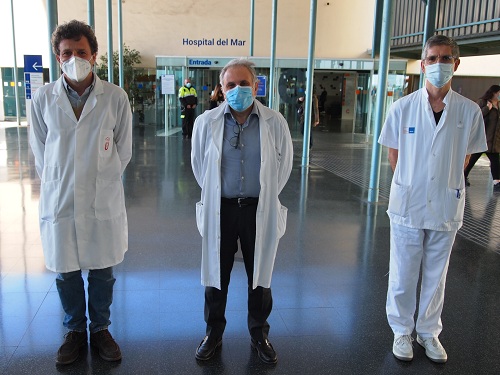 De izquierda a derecha, Dr. Rafael Maldonado, Dr. Jordi Monfort y Dr. Santi Grau. Imatge inicial - De izquierda a derecha, Dr. Rafael Maldonado, Dr. Jordi Monfort y Dr. Santi Grau.