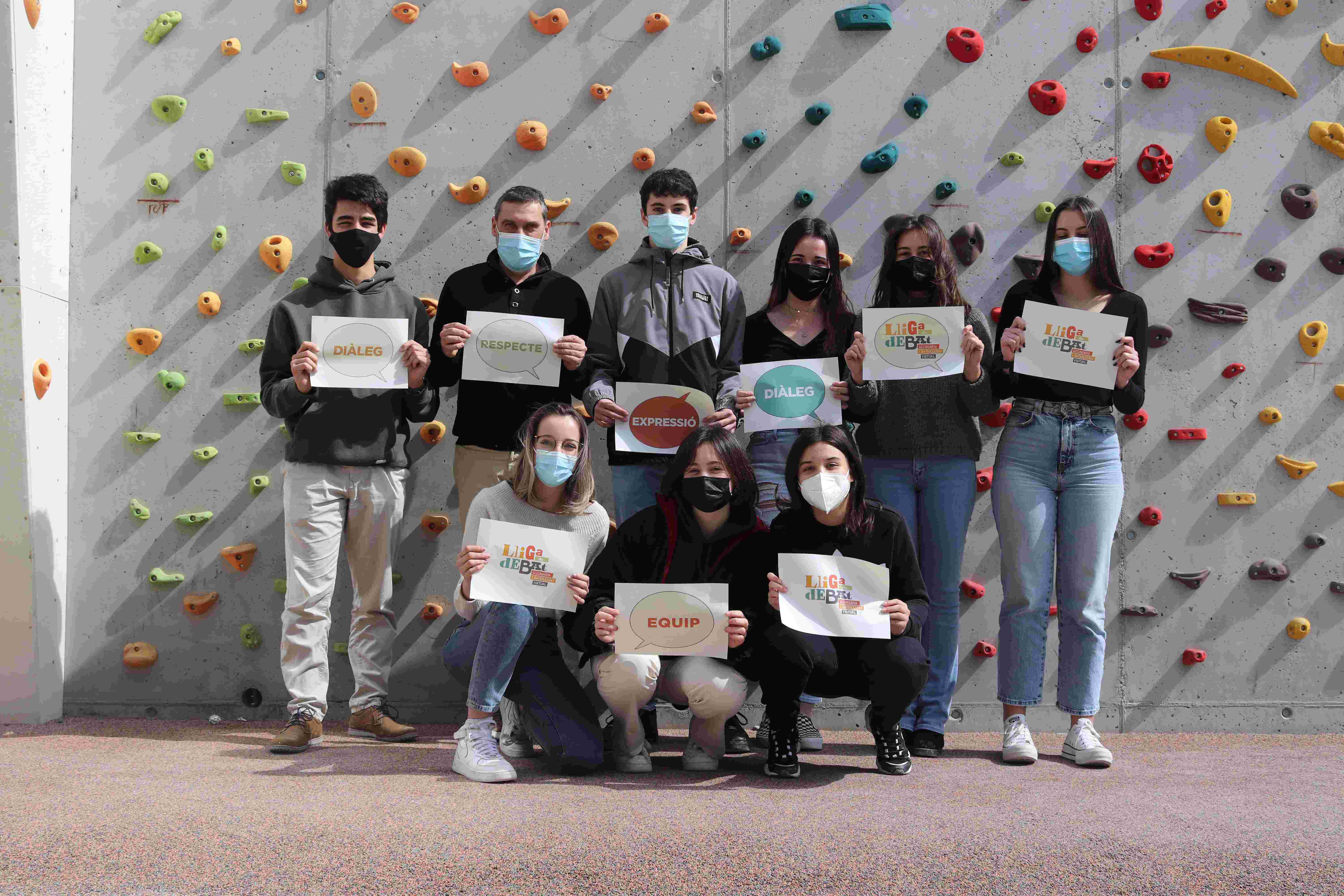 Els components de l'equip de l'Escola Ginebró. Imatge inicial - Els components de l'equip de l'Escola Ginebró.