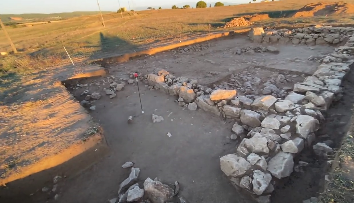 Imatge de l'excavació al Turó de Vilanera