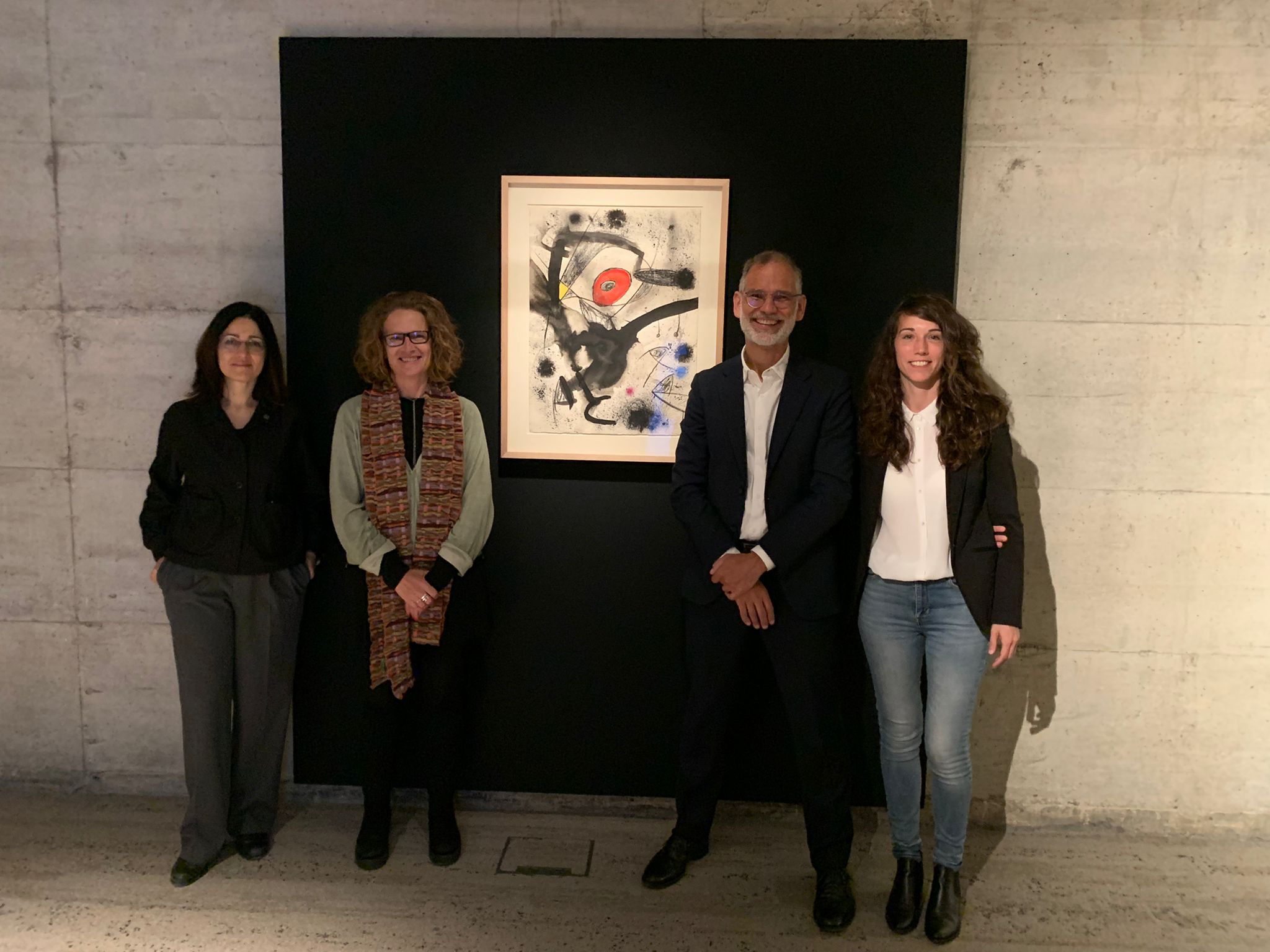From left to right: Raquel Bouso, Laia de Nadal, Marko Daniel and Dolors Rodríguez Roig Imatge inicial - From left to right: Raquel Bouso, Laia de Nadal, Marko Daniel and Dolors Rodríguez Roig