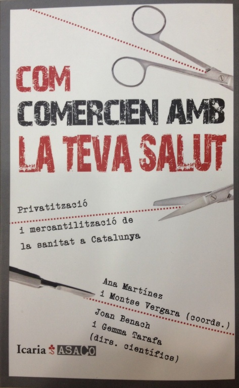 Book cover:"Com comercien amb la teva salut"