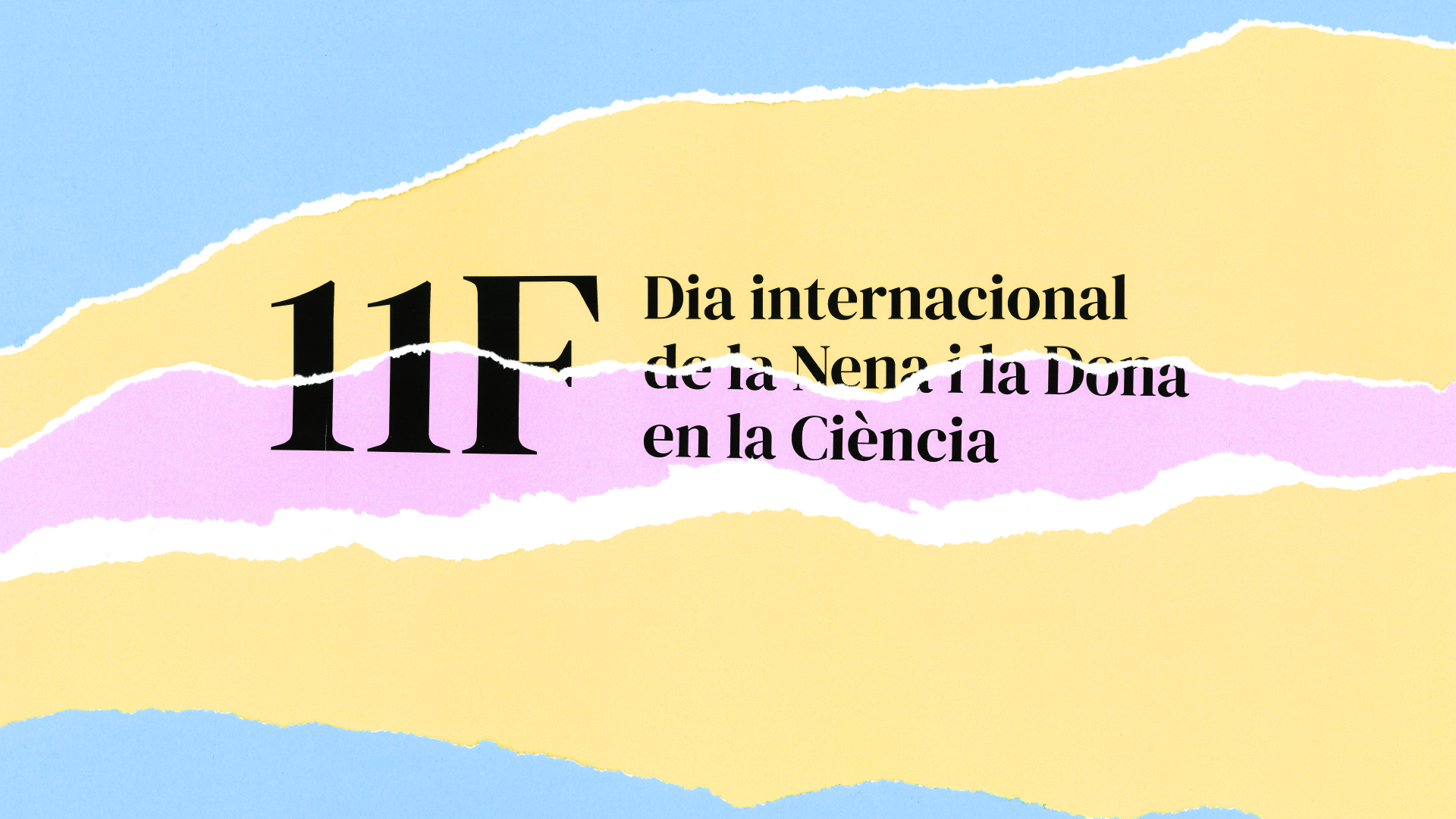 Disseny per commemorar la jornada del 11F. Crèdit: Serveis Gràfics UPF. Imatge inicial - Disseny per commemorar la jornada del 11F. Crèdit: Serveis Gràfics UPF.