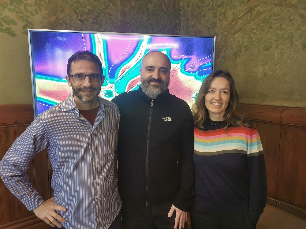 D'esquerra a dreta: Pol Capdevila, Carlos Casas i Filipa Ramos Imatge inicial - D'esquerra a dreta: Pol Capdevila, Carlos Casas i Filipa Ramos