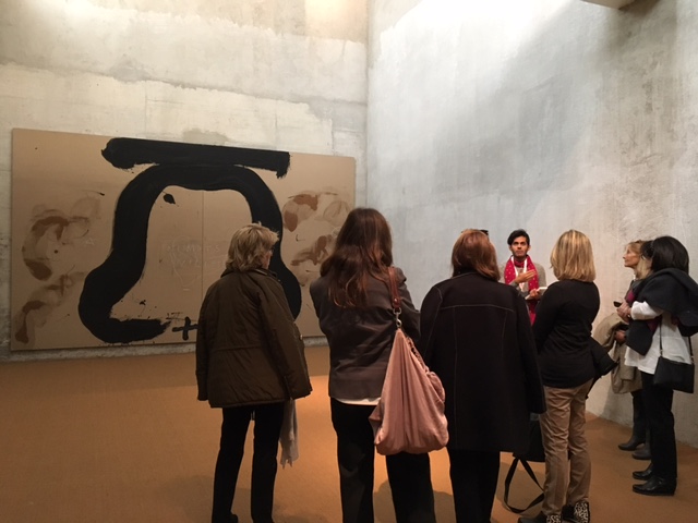 Visita Maria Luïsa Pachán i amigues a l'UPF Art Track