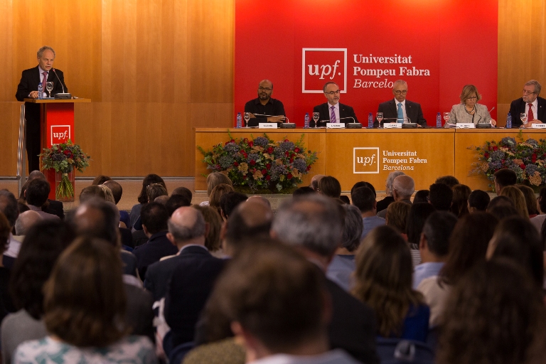 Imagen del auditorio durante el acto