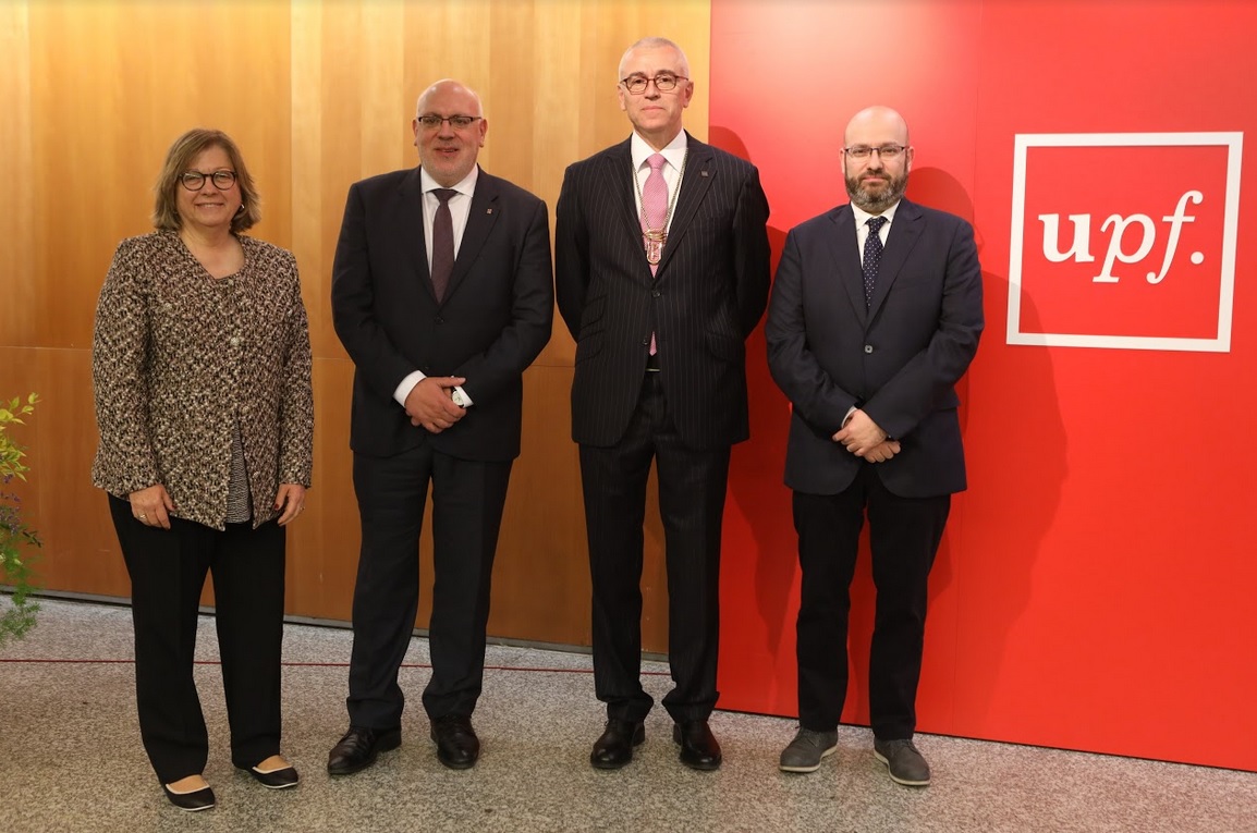 D'esquerra a dreta: Núria Basi, Jordi Baiget, Jaume Casals i Josep Lluís Martí