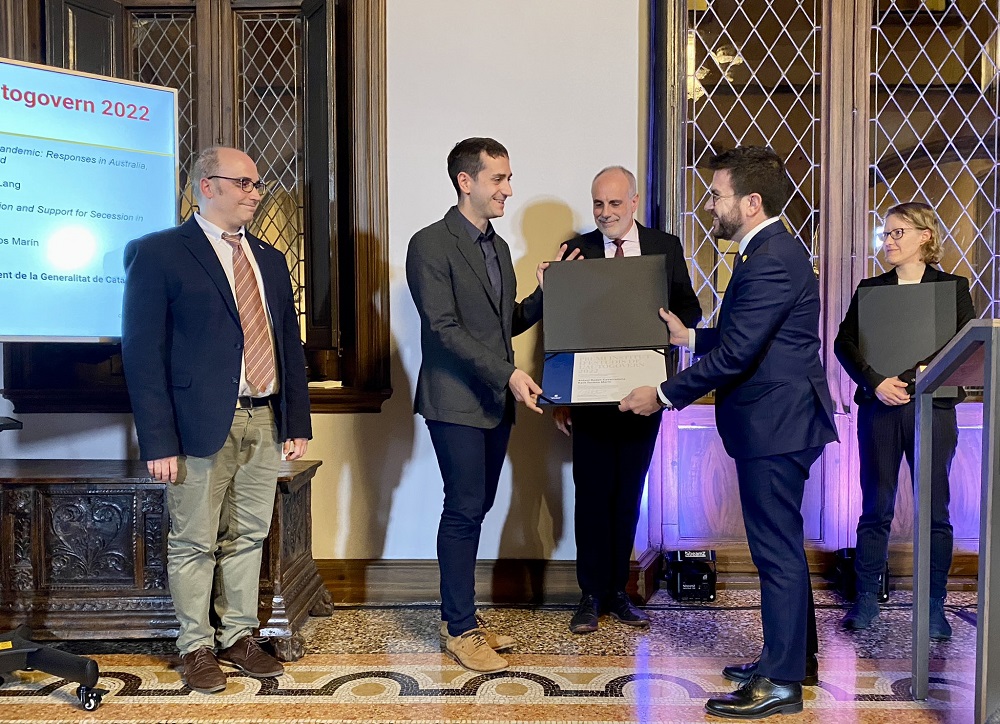 Toni Rodon guanya el premi IEA 2022 per un article que relaciona la Guerra Civil i el suport a la independència de Catalunya