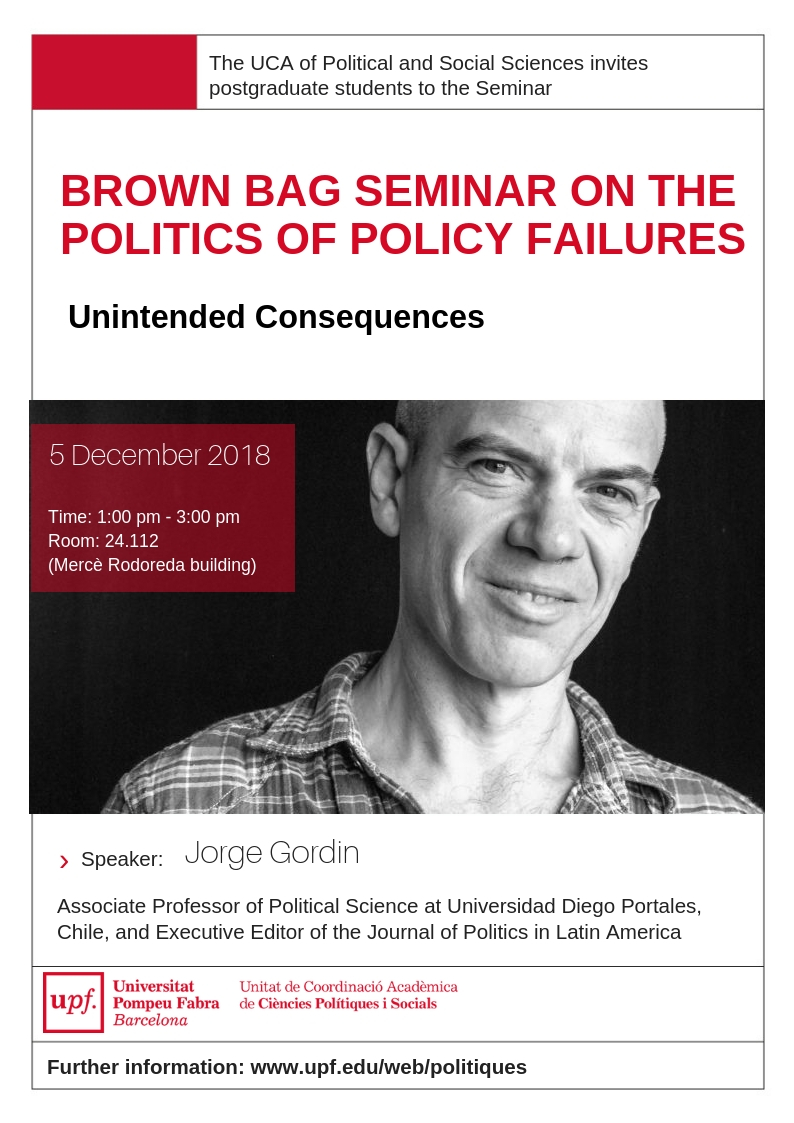 Seminar Jorge Gordin Brown Bag Seminar