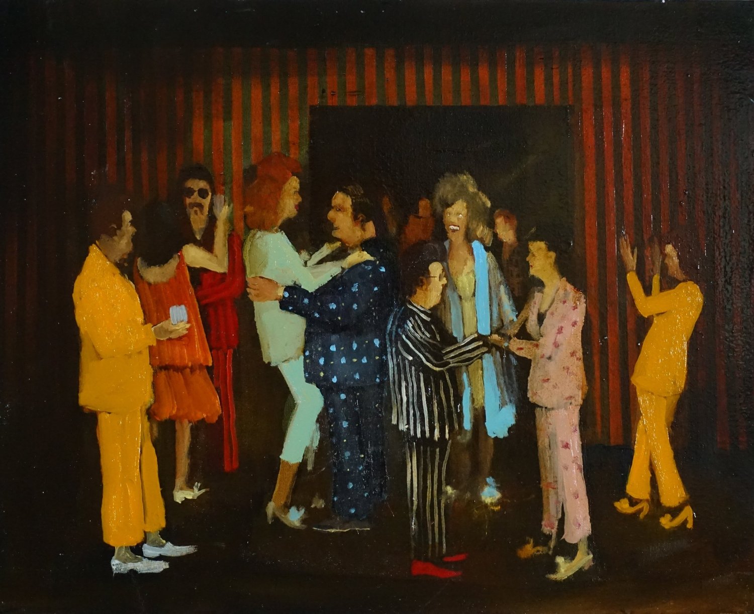 Pintura: Pijama party, de Michael Harrington