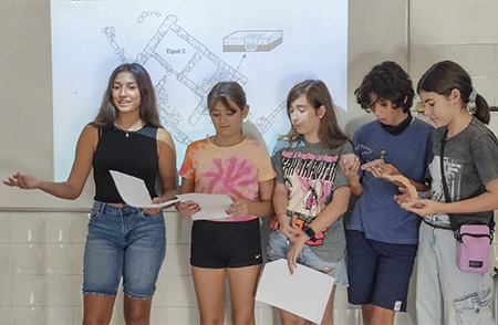 Posada en comú del taller. Grup de 1er d'ESO Escola Nou Patufet Imatge inicial - Posada en comú del taller. Grup de 1er d'ESO Escola Nou Patufet