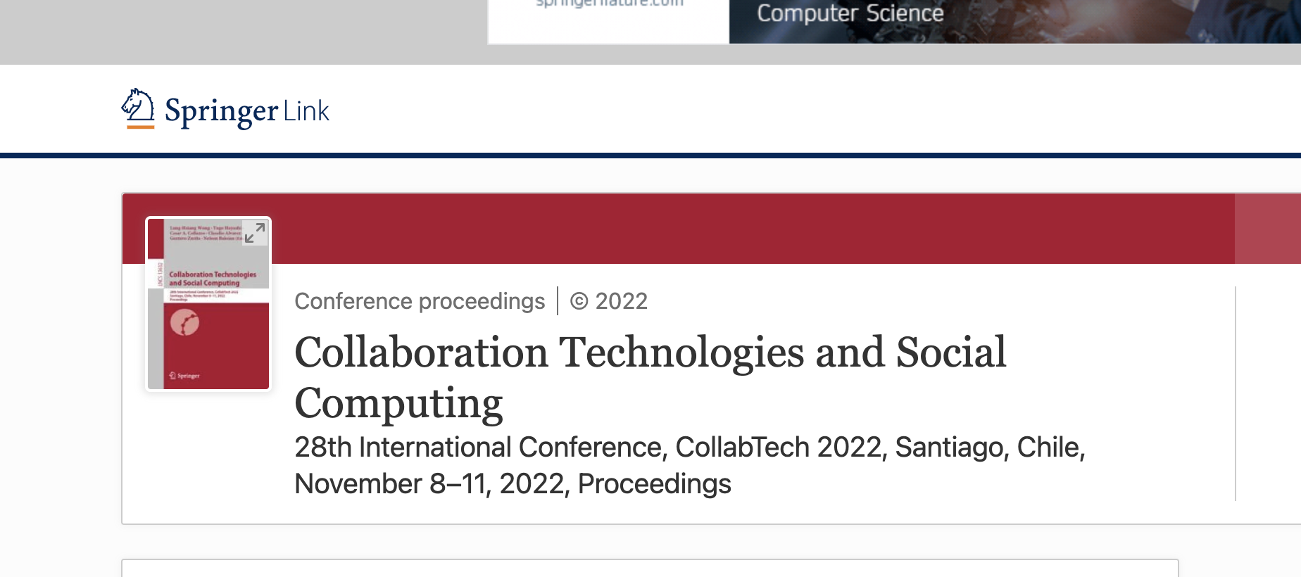 TIDE at CollabTech2022 with 6 papers