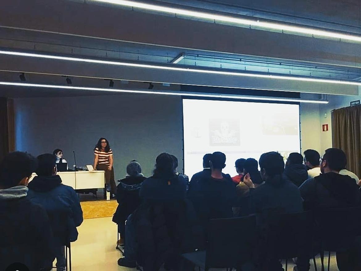 masterclass impartida a los alumnos del Instituto Tecnológico de Barcelona