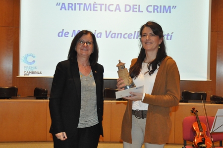 Mireia Vancells recoge el premio Vila de Cambrils