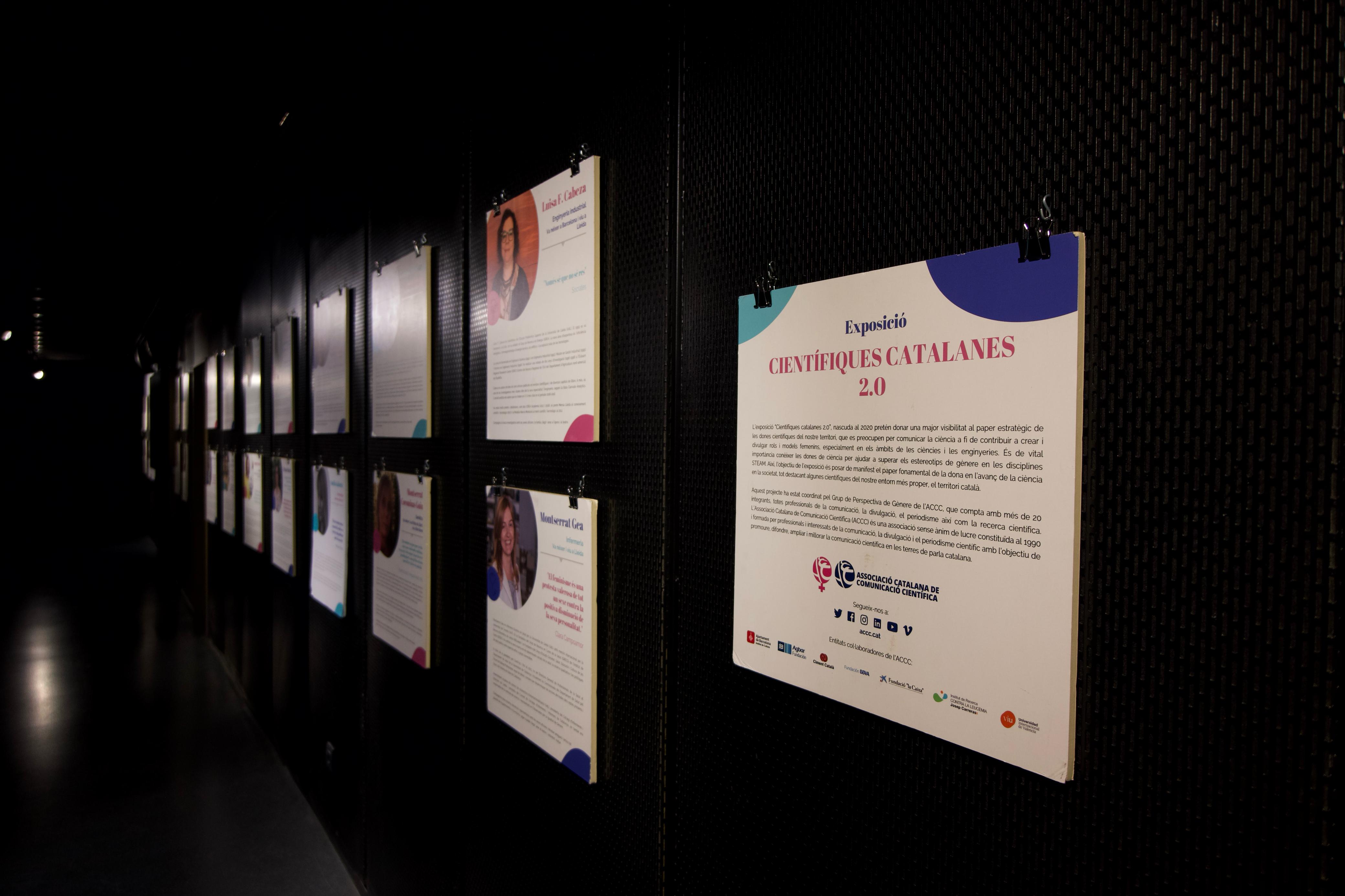 Exposició Científiques Catalanes 2.0, a la Galeria Àrea Tallers. Imatge inicial - Exposició Científiques Catalanes 2.0, a la Galeria Àrea Tallers.