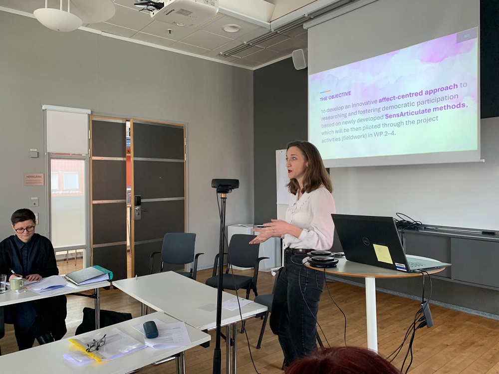 Nena Močnik during the project kick-off, held in Gothenburg Imatge inicial - Nena Močnik during the project kick-off, held in Gothenburg