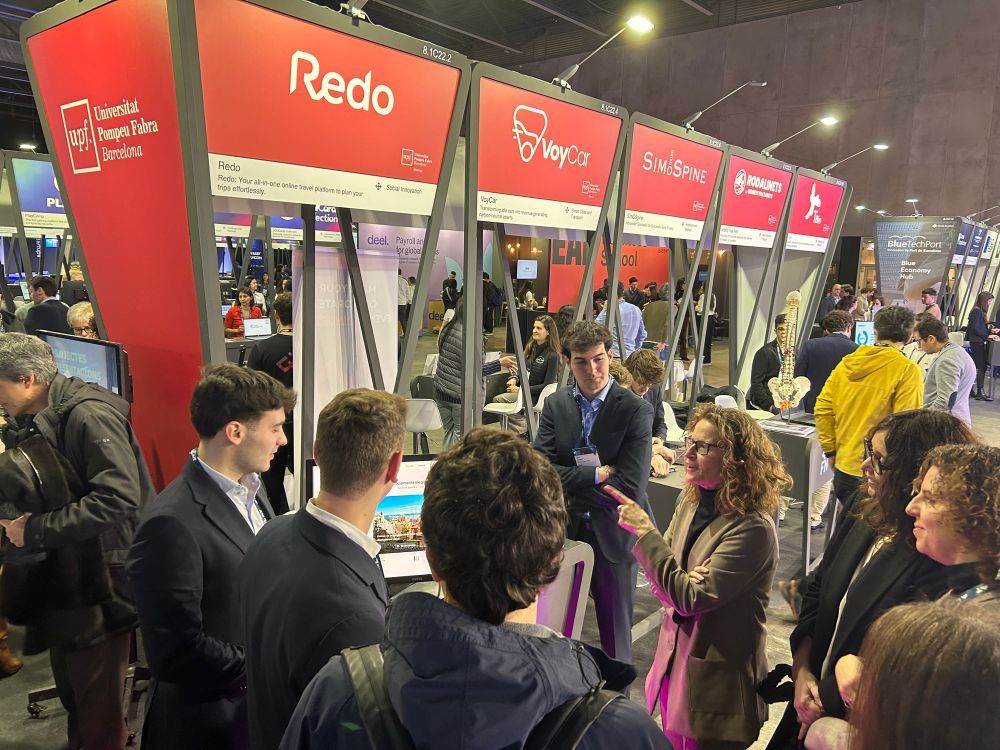 Imatge inicial - Estand de la UPF al 4YFN 2025