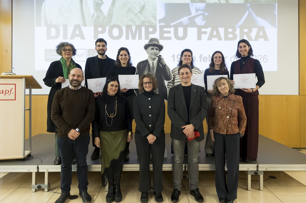 Foto de grup dels guanyadors dels premis i autoritats Imatge inicial - Foto de grup dels guanyadors dels premis i autoritats