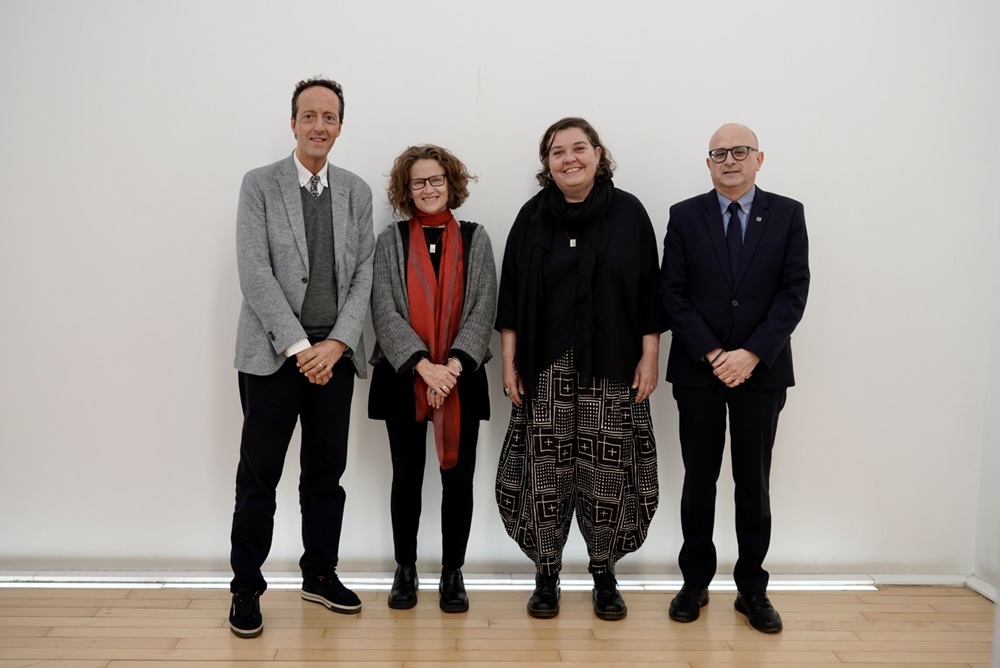 D'esquerra a dreta: Joan Picó, Laia de Nadal, Meritxell Ferrer i Joan Ramon Masclans Imatge inicial - D'esquerra a dreta: Joan Picó, Laia de Nadal, Meritxell Ferrer i Joan Ramon Masclans