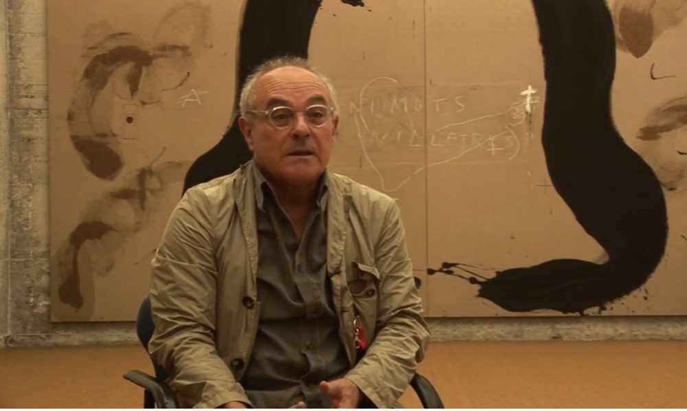 Antoni Marí a la Sala de Reflexió d'Antoni Tàpies, al campus de la Ciutadella Imatge inicial - Antoni Marí a la Sala de Reflexió d'Antoni Tàpies, al campus de la Ciutadella