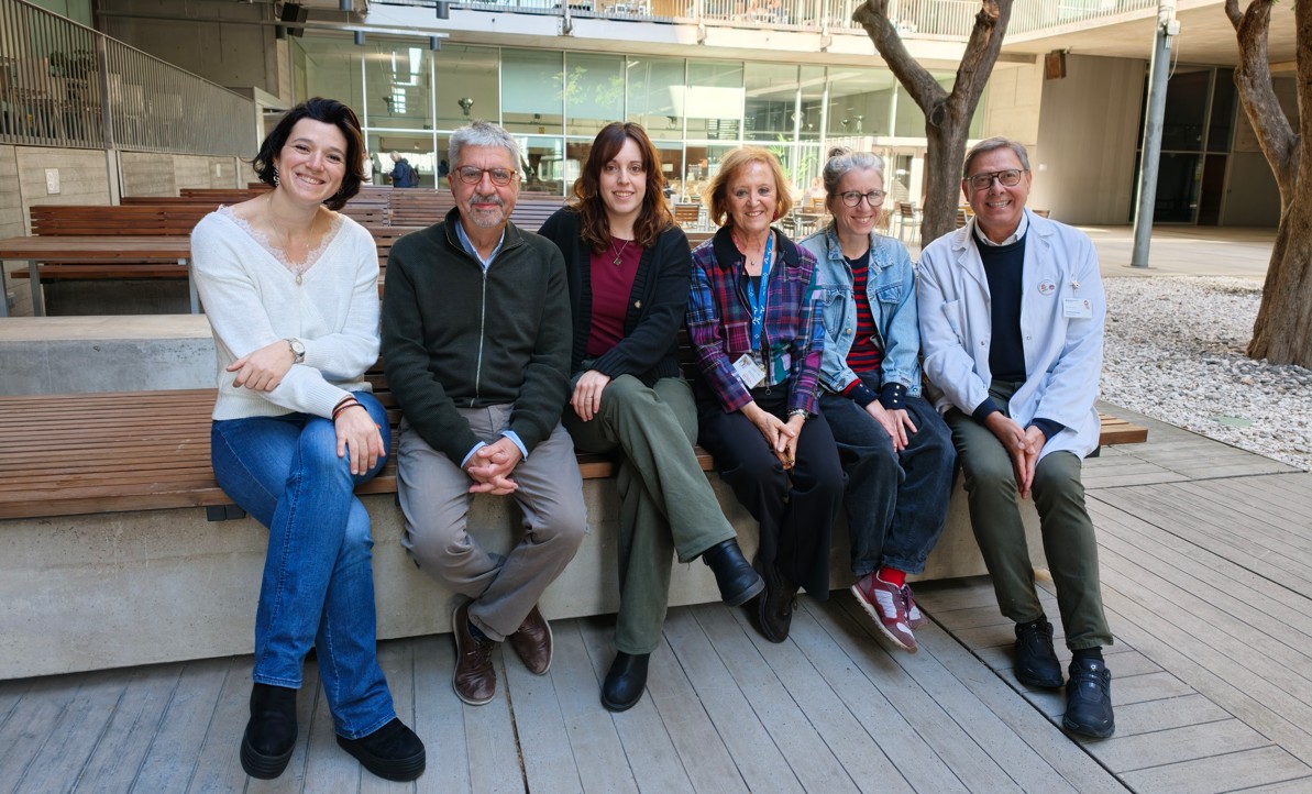 Marta Menendez, Fernando Garcia Benavides, Merce Soler, Consol Serra, Mireia Utzet & Jose_Maria_Ramada. Authors of the study. Credit: Hospital del Mar. Imatge inicial - Marta Menendez, Fernando Garcia Benavides, Merce Soler, Consol Serra, Mireia Utzet & Jose_Maria_Ramada. Authors of the study. Credit: Hospital del Mar.