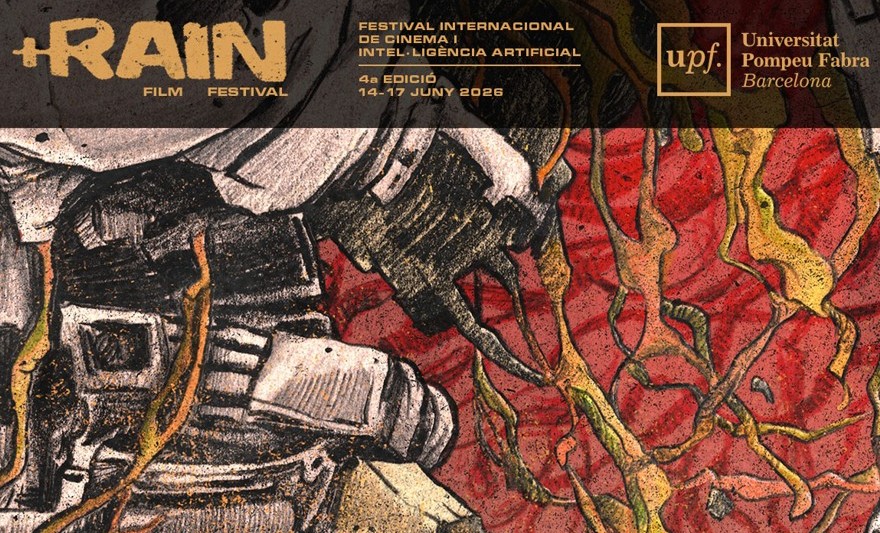 Imatge extreta del cartell del +RAIN 2026. Imatge inicial - Imatge extreta del cartell del +RAIN 2026.