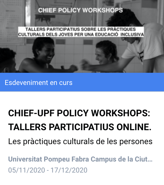 Participants als tallers Imatge inicial - Participants als tallers