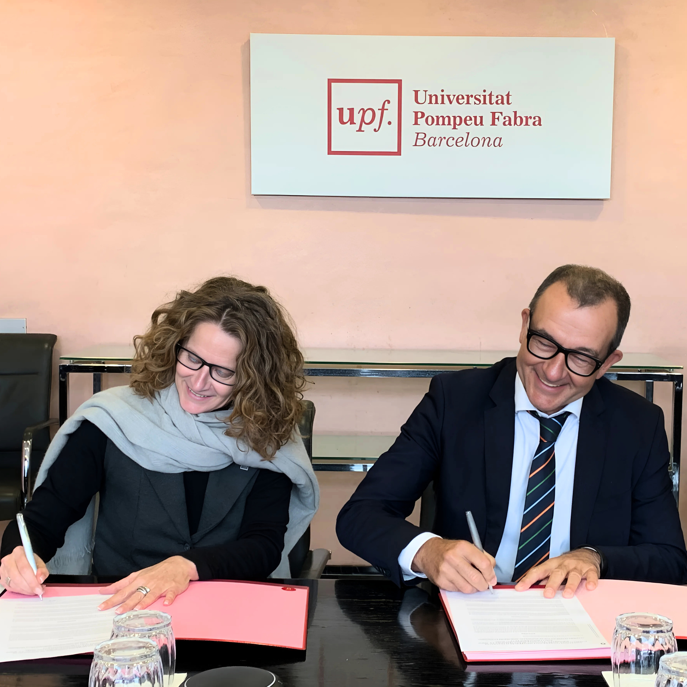 Acto de la firma del acuerdo
