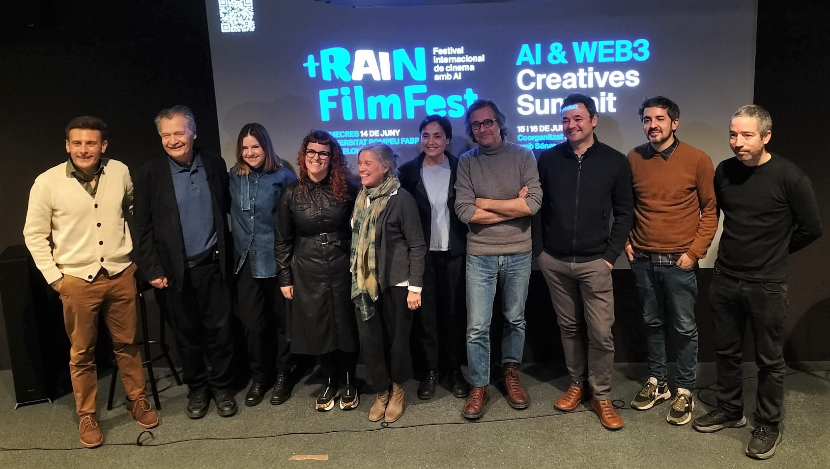 Imatge inicial - Foto de grup dels impulsors del +RAIN Film Fest
