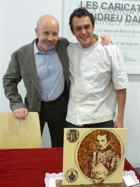 Lluís Riera i Josep Capdeferro a la xoconferència sobre Fontanella a Olot, maig del 2013 Lluís Riera i Josep Capdeferro a la Xoconferència sobre Fontanella a Olot, maig del 2013